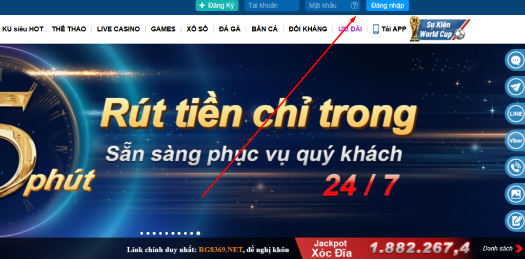 Hướng dẫn chi tiết các bước rút tiền tại Ycs65 