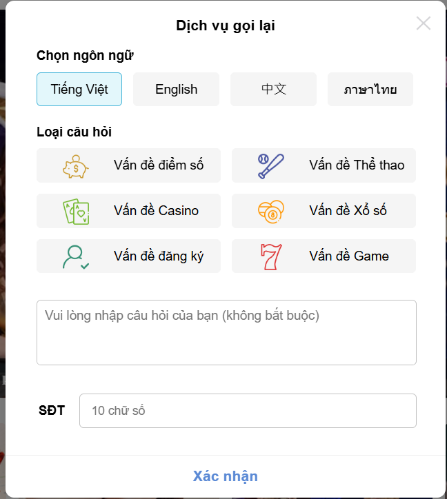 Hướng dẫn cách thức liên hệ Ycs65 